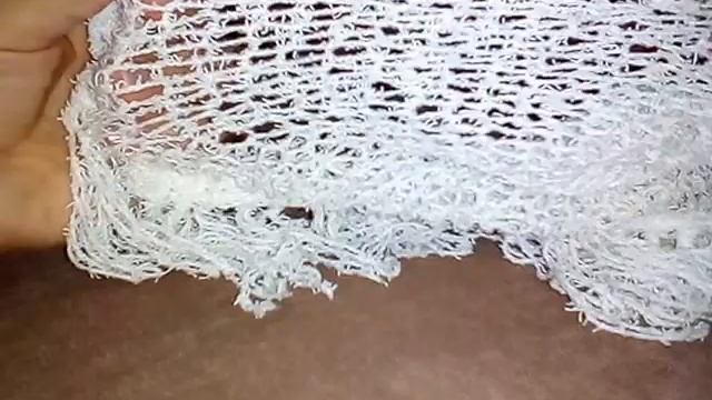 Легкий вязаный шарфик на шариковых ручках! ЛЕГКО! БЫСТРО! смотреть онлайн