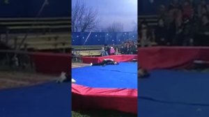 Змея душит человека у всех на глазах и ни кто не может понять что там происходит.