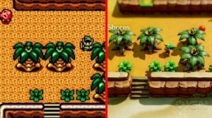 The Legend of Zelda: Link's Awakening Graphics Comparison (1993 vs. 2019)