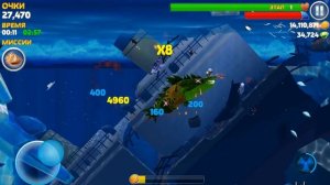 ГОДЗИЛА ГОДКУЛА в Hungry Shark Evolution #2 Кид стал большой рыбой (Акула-Кайдзю) на крутилкины