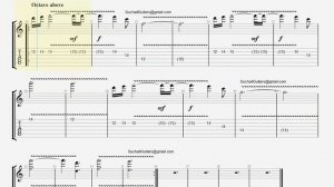 Terminator OST main theme guitar lesson - tabs n notations with drums and bass.