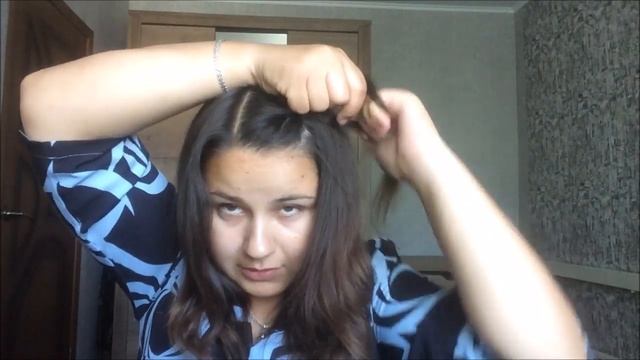 Прическа водопад. Делаем на себе? смотреть онлайн