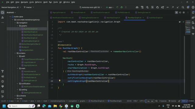 Full Guide to Nested Navigation with Bottom Bar in Jetpack Compose | Android Studio Tutorial смотреть онлайн