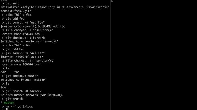Resurrecting a lost commit with Git's fsck command смотреть онлайн