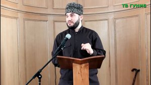 Выступление Идрис хаджи Асадулаева в Центральной Джума-мечети с. Гуниб