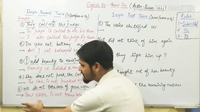 Active Voice|Passive Voice|Mixed Examples|How to change Active -Passive 
#ActiveVoice #PassiveVoice