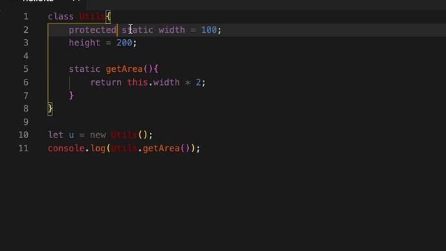 TypeScript tutorial 15: static in TypeScript | How to use static property in TypeScript