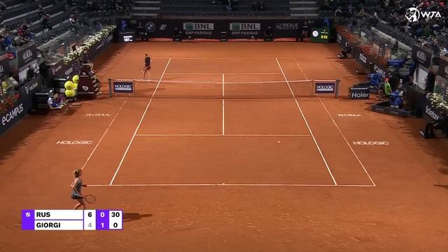 Arantxa Rus vs. Camila Giorgi | 2023 Rome Round 1 | WTA Match Highlights смотреть онлайн
