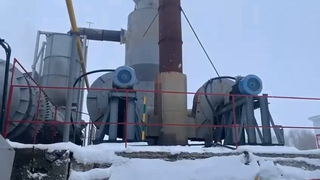 Роторный инсинератор HURIKAN 5000 R в работе