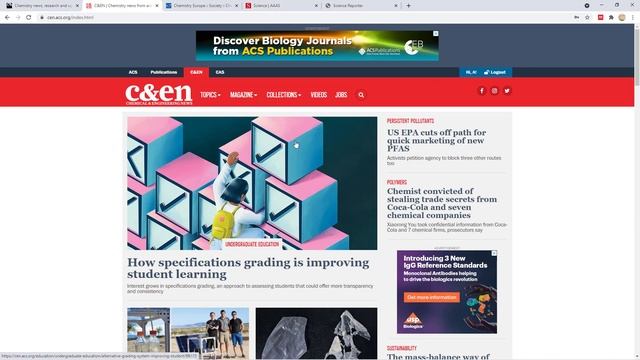 Five Science/Chemistry Websites to Follow for Latest Research Updates