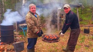 Живем Неделю в Тайге. Рыбалка. Закоптили Весь Улов в Бочке. Ближний Кордон.