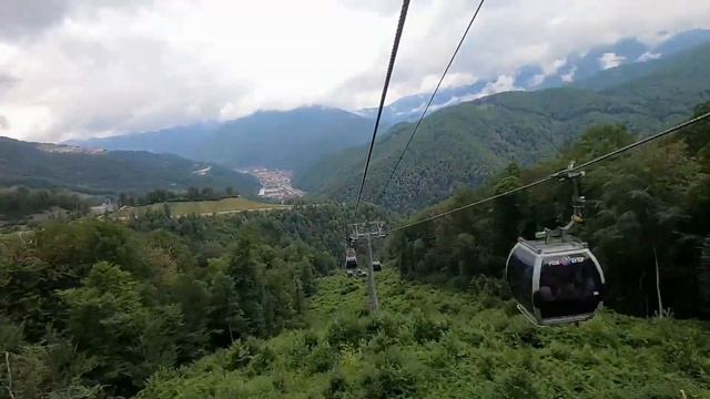 Прогулка по курорту Роза Хутор Часть Первая из 2-х смотреть онлайн