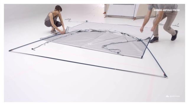 HOW TO... INSTALL QUECHUA AWNING TENT ARPENAZ FRESH смотреть онлайн