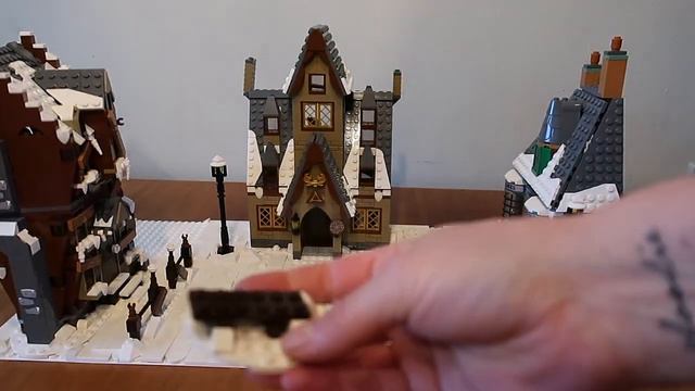 MOC Build LEGO Hogsmeade Winter Village or Harry Potter Christmas Town #lego #harrypotter #legomoc