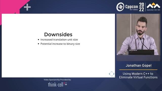 Using Modern C++ to Eliminate Virtual Functions - Jonathan Gopel - CppCon 2022