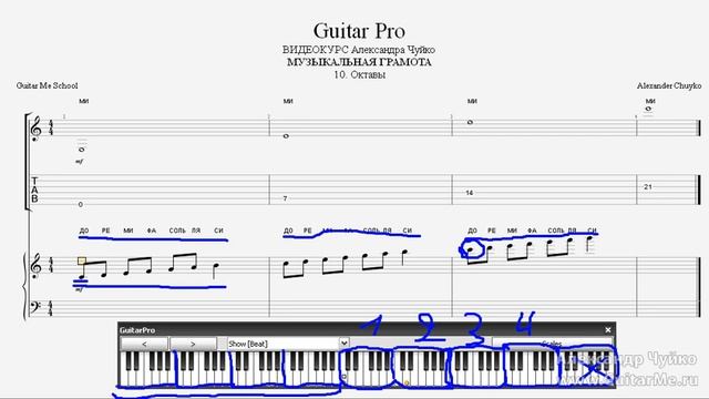 GUITAR PRO Видео курс | Урок 5. Октавы. GuitarMe School | Александр Чуйко