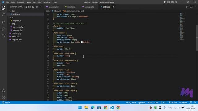 Project | Chat App | JavaScript Ajax & PHP | Part 3 смотреть онлайн