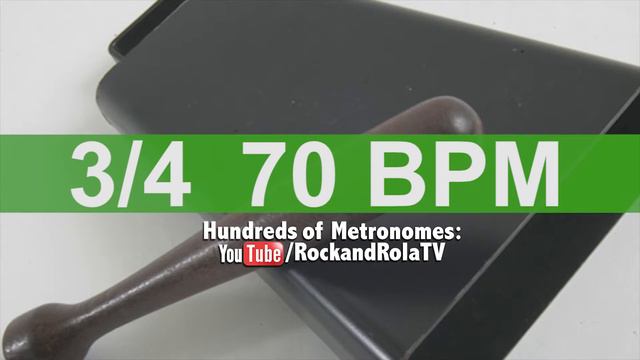 🔴 70 BPM 3/4 Bell Metronome смотреть онлайн
