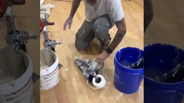 Затирка швов на потолке, очень удобно и быстро. смотреть онлайн