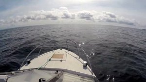 Nissan Seabreeze 500 Мотор 90 сил Обзор как катер ведет себя на волне