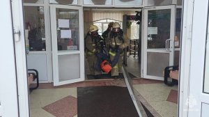 🎥В Костроме прошли пожарно-тактические учения в лицее №17 города Костромы