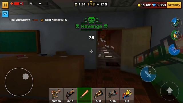 Pixel Gun 3D - JustSpawn VS Nemesis PG (Duel) смотреть онлайн