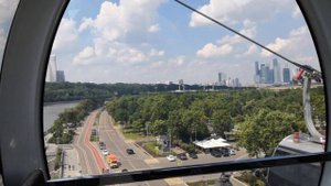 Полет над Москвой-рекой. Московская канатная дорога. 28.05.2019