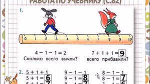 Сложение и вычитание вида +1 +1, -1 -1.  1 класс УМК Школа России 14. 11. 2022