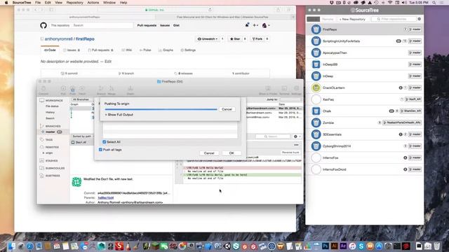 Using GitHub and SourceTree 2 смотреть онлайн