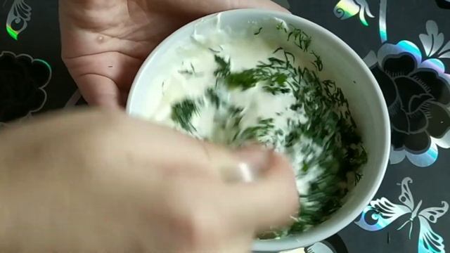 Самое лучшее и простое тесто - не нужно руки пачкать)))))) Смаженка