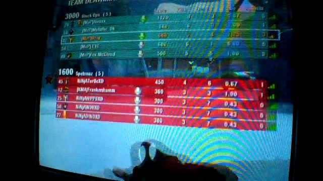 COD BO Clan War MoP v.s. NINjA  part 3 of 3 Wii TDM Array