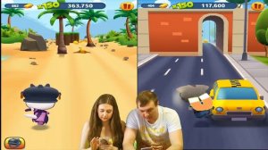 Забег с заменой персонажей в игре Том за золотом! Том, Анжела, Бен и Хенк от Каталекс!