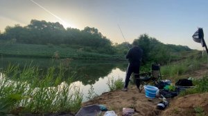 Ночная рыбалка на Мёше #fishing #рыбалка #охотарыбалка #fish #карась #