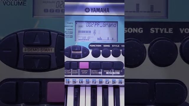 Yamaha PSR225GM Demo "PF_Grand" смотреть онлайн