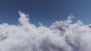 Бесплатный Футаж Облака - Полёт над облаками. Бесконечный цикл. Бесконечный цикл