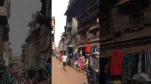 Walking in Bhaktapur, Nepal. Прогулка по Бхактапуру, Непал.