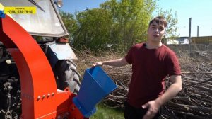 Мощный измельчитель веток (утилизатор) DRAXTER У-650 (привод ВОМ)