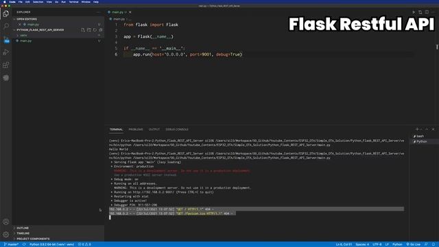 OTA Solution - Build your own OTA platform (1/2, Preparing Python Flask API Server) смотреть онлайн