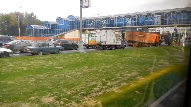 Поездка на автобусе ЛиАЗ-5292.65 ТС 599 77 Маршрут № 143к Москва смотреть онлайн