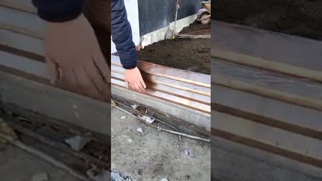 Монтаж забора жалюзи (реснички)