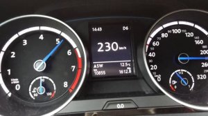 GOLF VII 7 R  TOP SPEED/ ГОЛЬФ 7 R  Максимальная скорость 262 км/ч