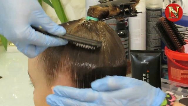 Основа высокой причёски для бальных танцев | Зеркальный зализ смотреть онлайн