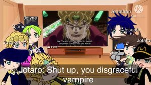 Jojos and DIO react to Kakyoin vs DIO