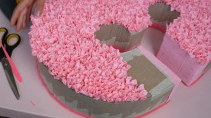 Corrugated paper figure / Цифра из гофрированной бумаги / DIY TSVORIC