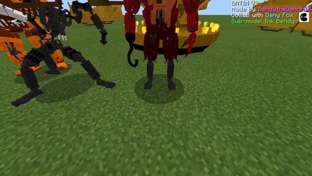 Bendy V3 VS Realistic Five Nights At Freddy's 4 [FNAF] Minecraft PE смотреть онлайн