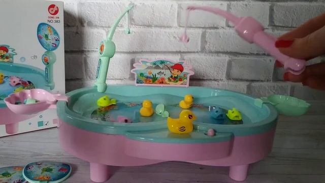 Игрушка рыбалка на магните. Рыбалка для детей, плавающие рыбки.