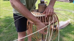 МК от Юриса Гаварса   плетение подноса часть 4