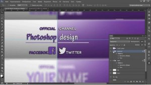 FREE Youtube banner template#48 | Photoshop + Tutorial