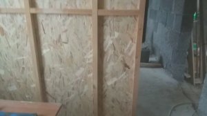 Дом из арболита для себя. Перегородка начало.#арболит #строимдом #строительстводома