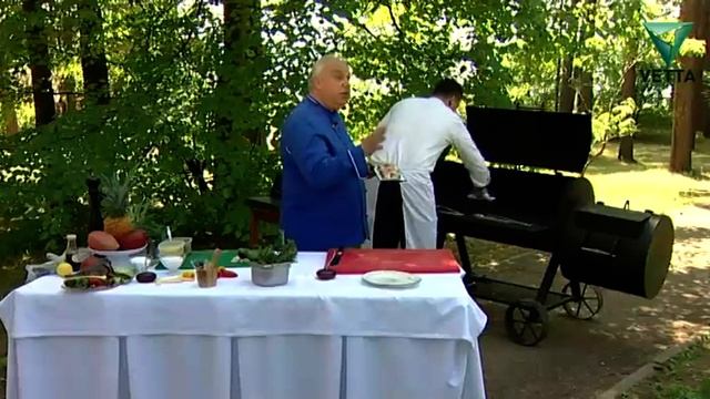 Стейки из стерляди на гриле от шеф-повара Кремля